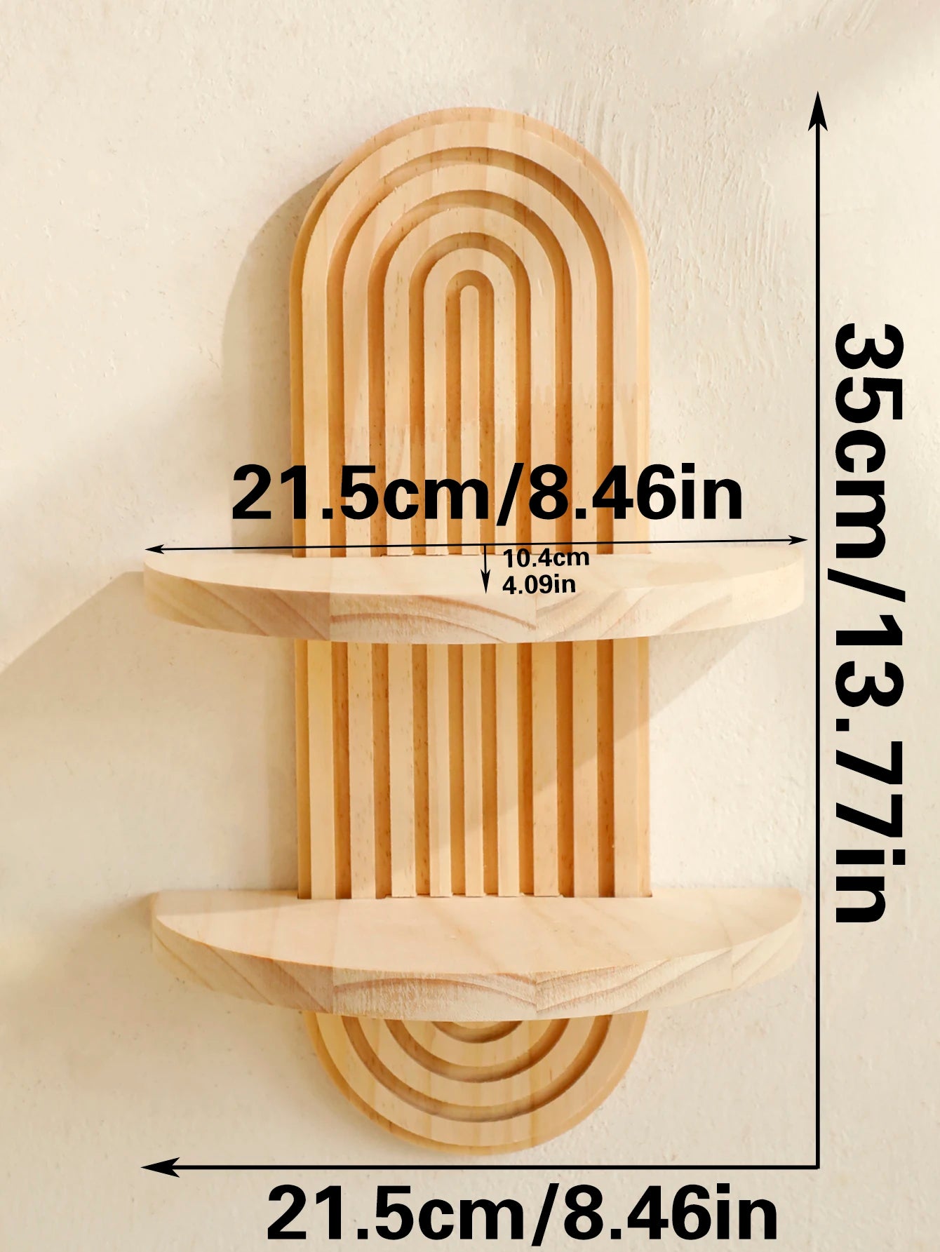 FLUTED AECH WAL SHELF
