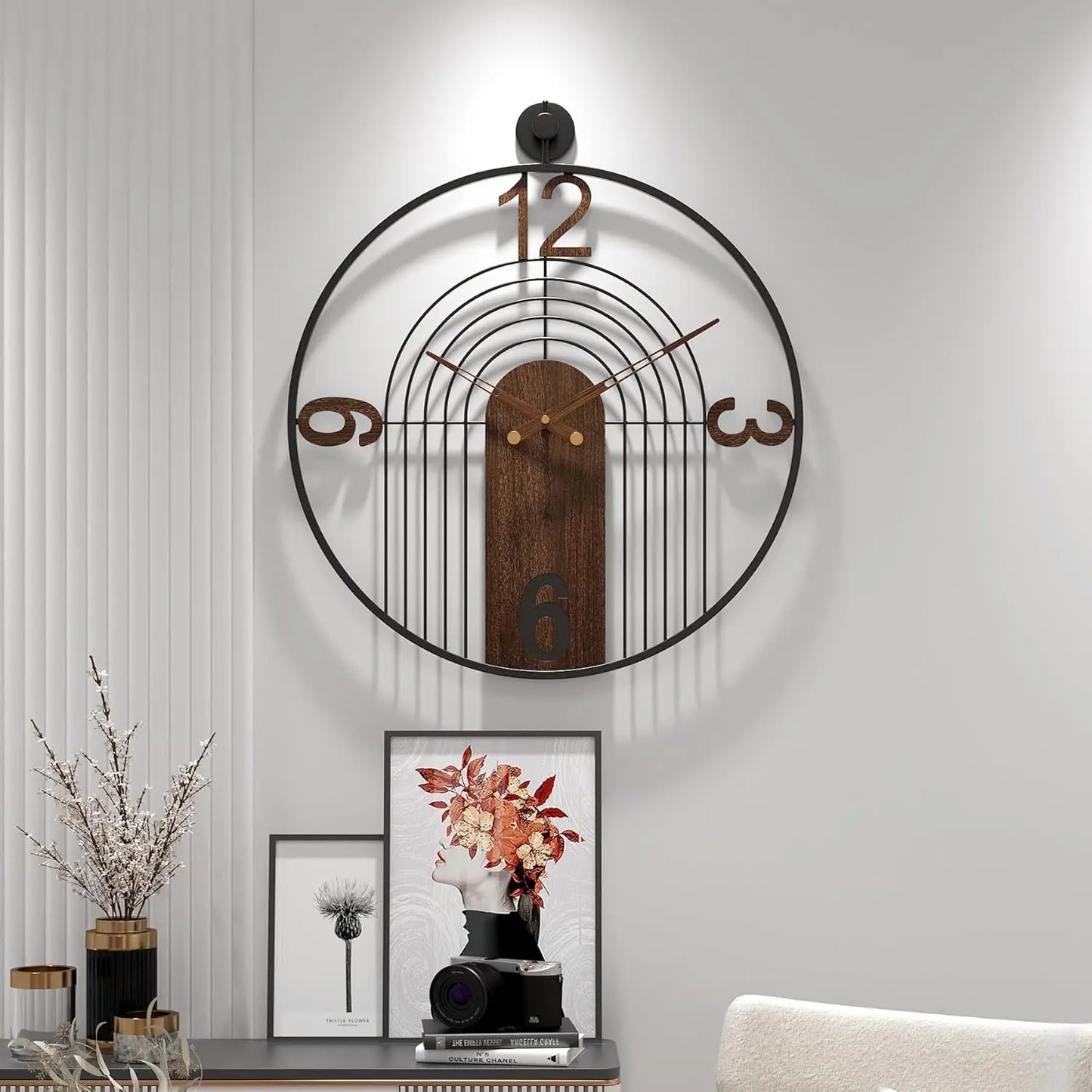 TIMEPORTAL ARC WALL CLOCK