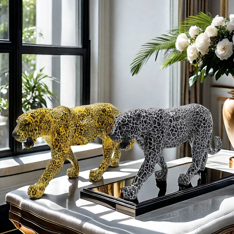 GOLDEN PREDATOR SCULPTURE