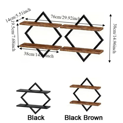 DIAMOND HAVEN WALL SHELF
