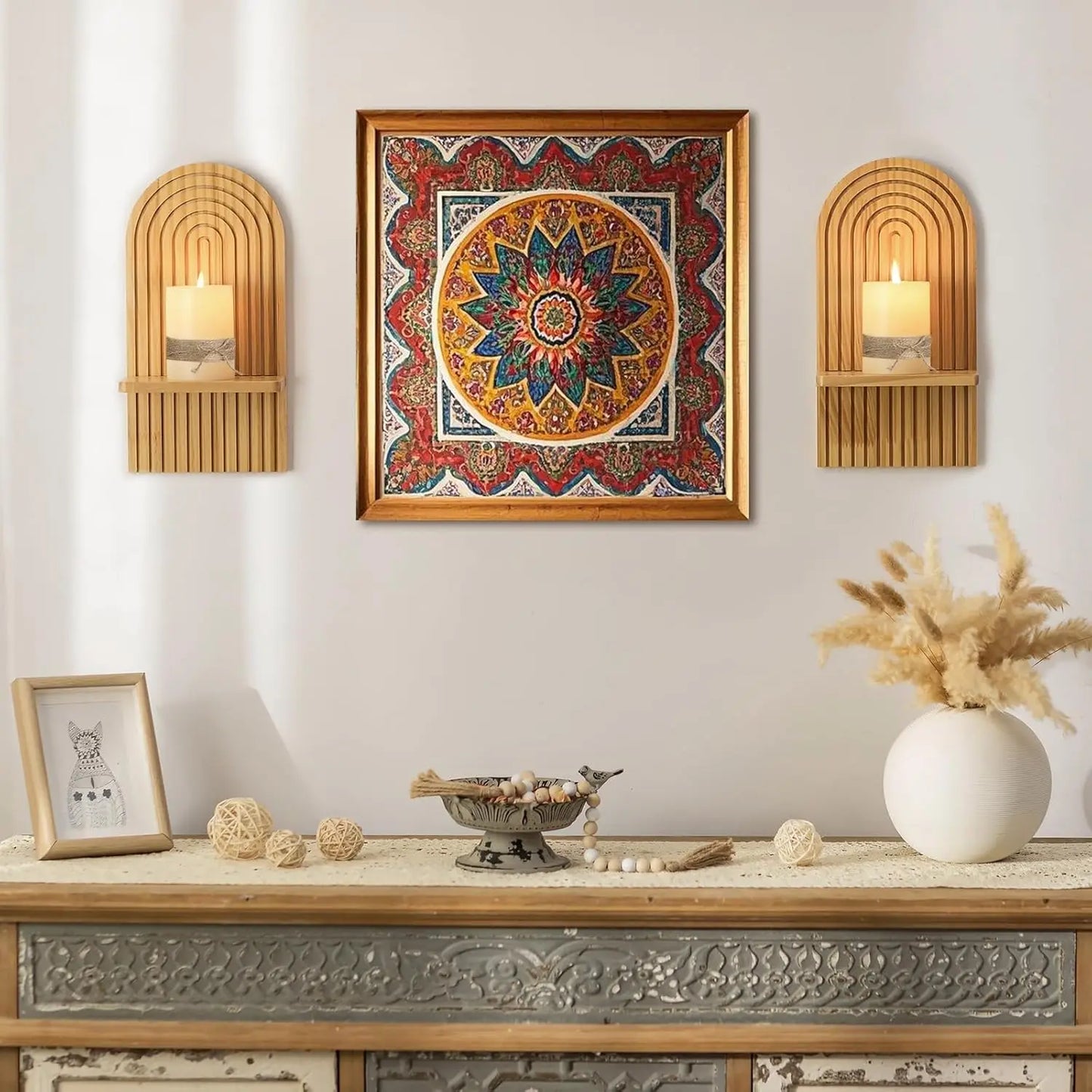 FLUTED AECH WAL SHELF