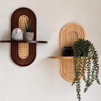 AURA CANE WALL SHELF