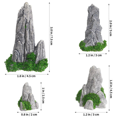 THE MOSSY PINNACLE PEAKS