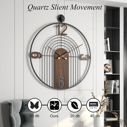 TIMEPORTAL ARC WALL CLOCK