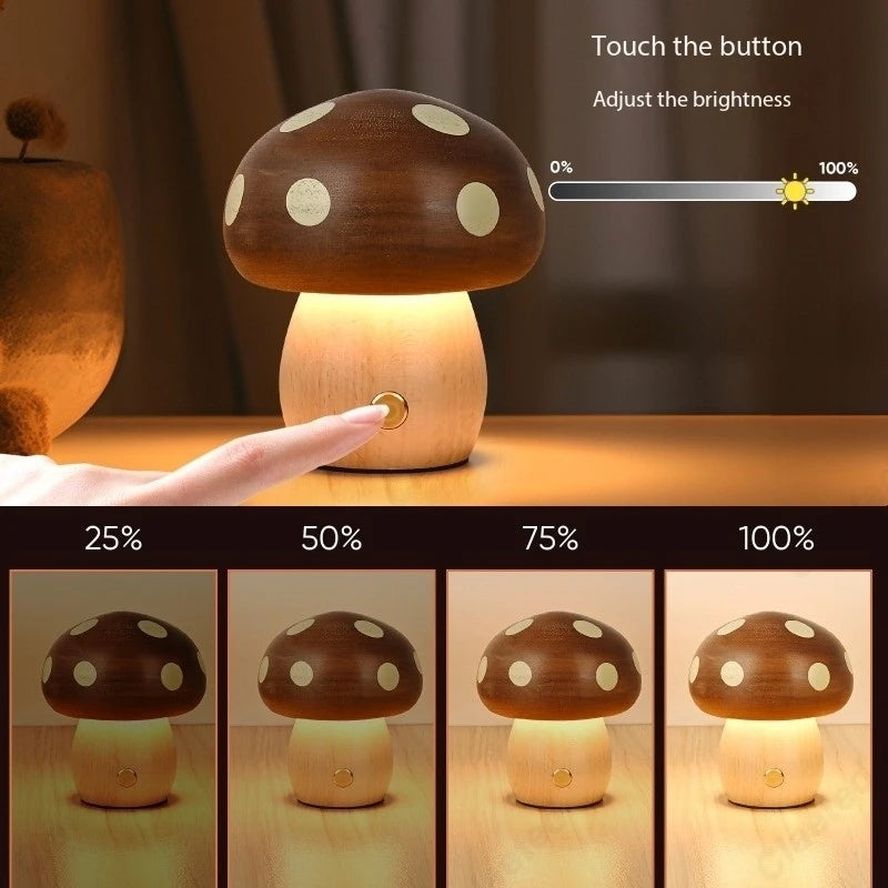 MUSHROOM GLOW TABLE LAMP