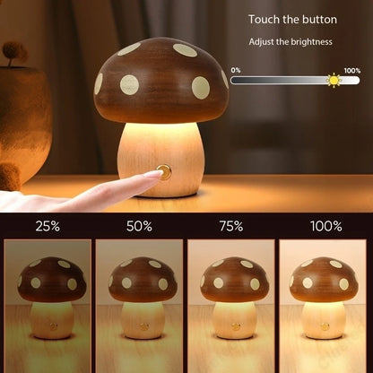 MUSHROOM GLOW TABLE LAMP