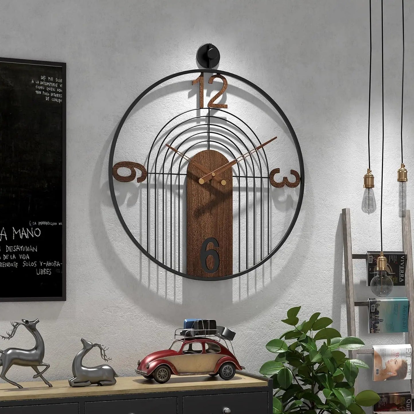 TIMEPORTAL ARC WALL CLOCK