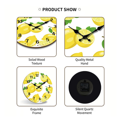 LEMON ZEST WALL CLOCK