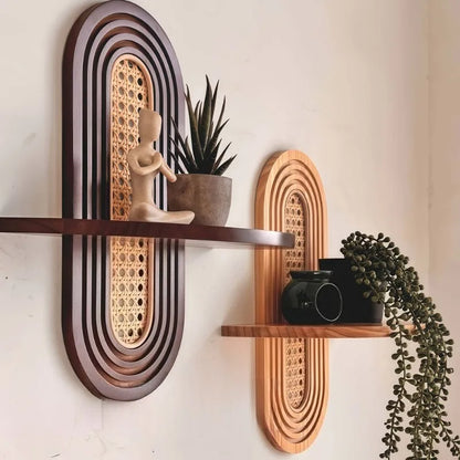 AURA CANE WALL SHELF