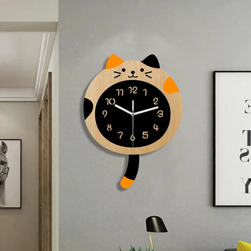 WHISKER TICK CAR WALL CLOCK