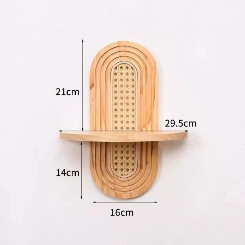 AURA CANE WALL SHELF