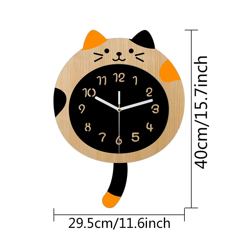 WHISKER TICK CAR WALL CLOCK