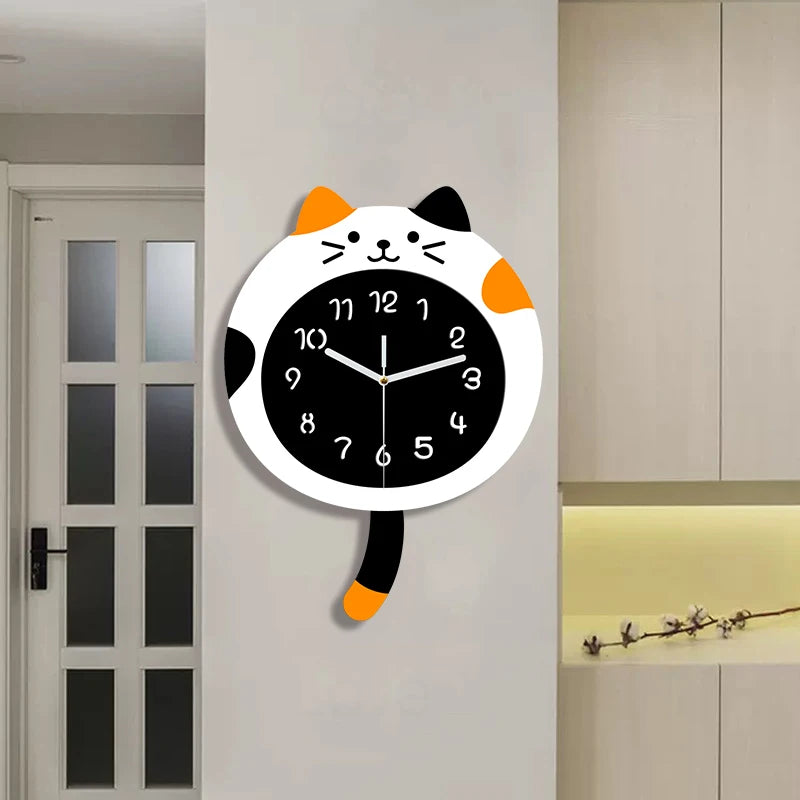 WHISKER TICK CAR WALL CLOCK