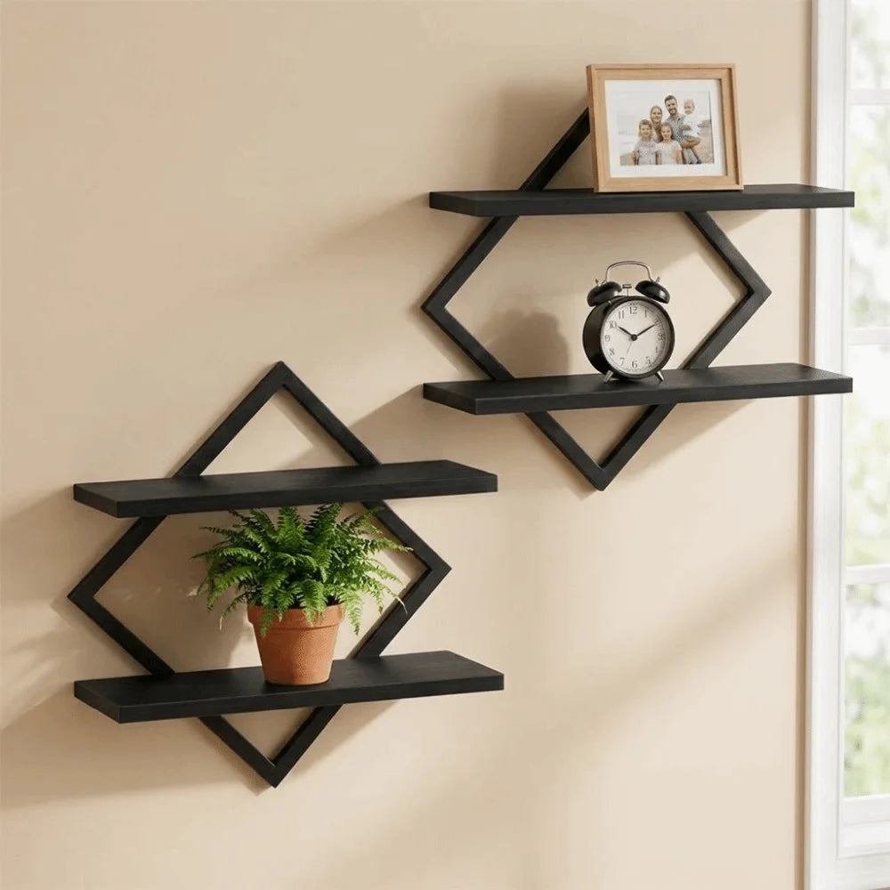 DIAMOND HAVEN WALL SHELF