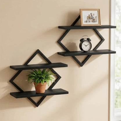 DIAMOND HAVEN WALL SHELF