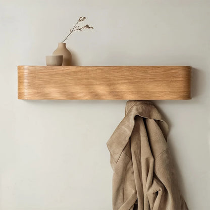 WALNUT FLOW FLOATING SHELF