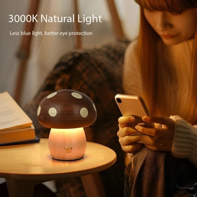 MUSHROOM GLOW TABLE LAMP
