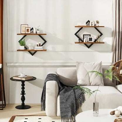 DIAMOND HAVEN WALL SHELF