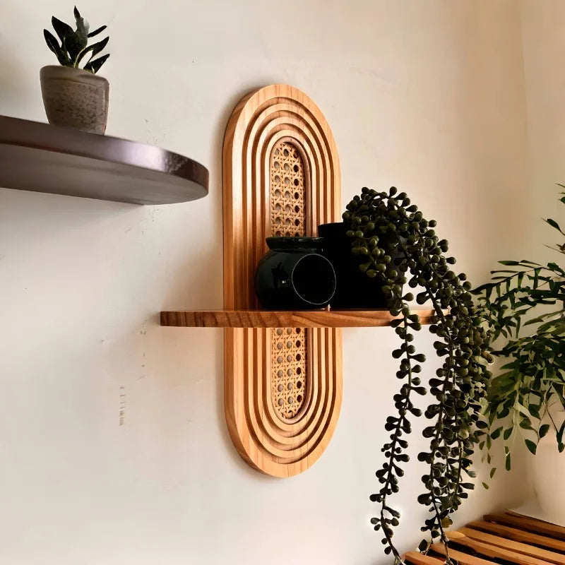 AURA CANE WALL SHELF